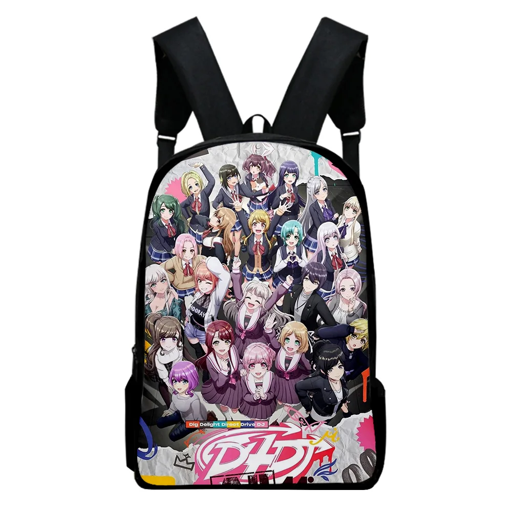 

D4DJ All Mix Anime Backpack School Bag Adult Kids Bags Unisex Backpack 2023 Casual Style Daypack Harajuku Bags