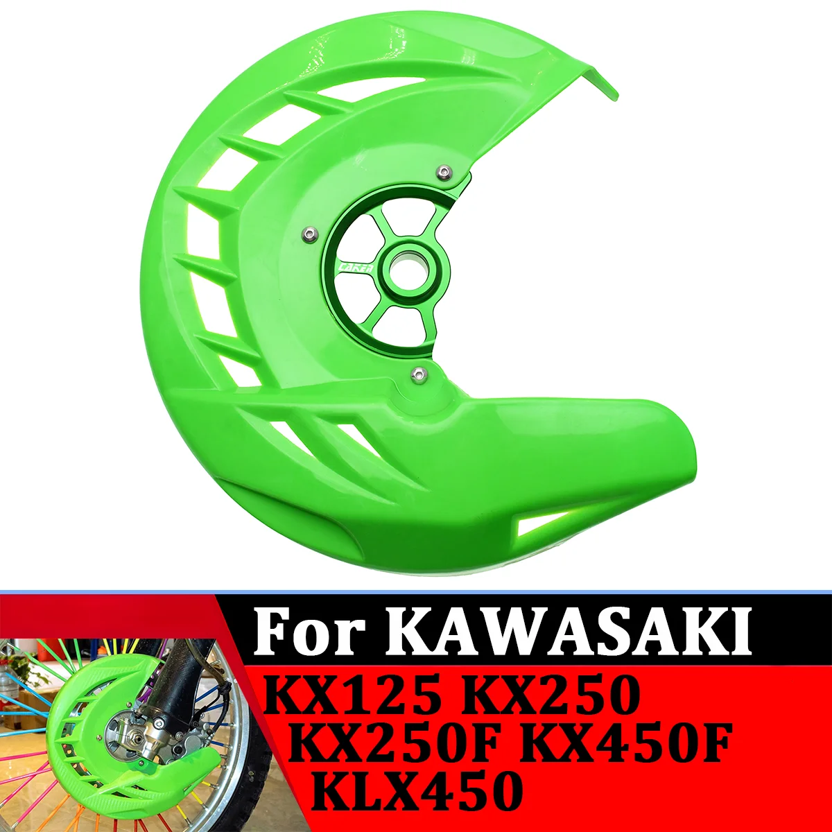 Motorcycle Front Brake Disc Guard Protector Cover For Kawasaki KX125 KX250 KXF250 KXF450 KLX450 KX 125 250 KXF 250 450 2006-2020