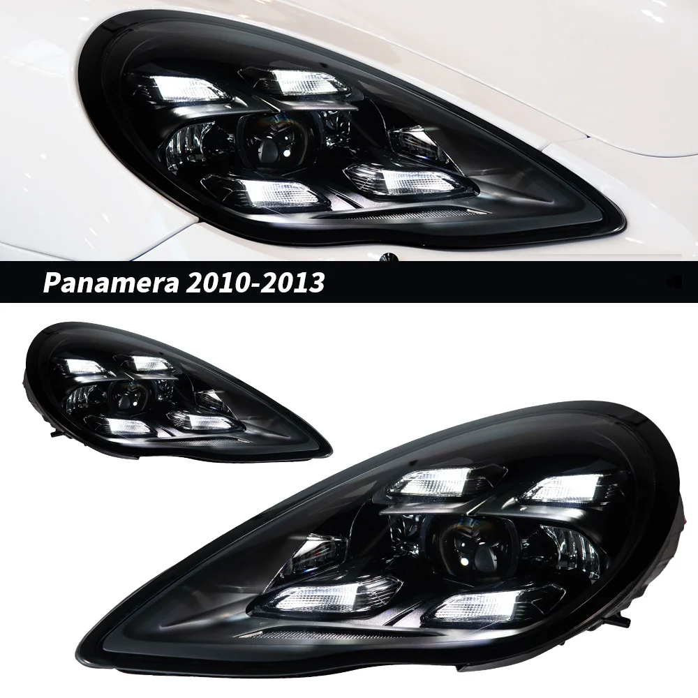 

Suit for 10-13 Porsche Panamera headlight modification LED driving light lens - Headlights 970.1