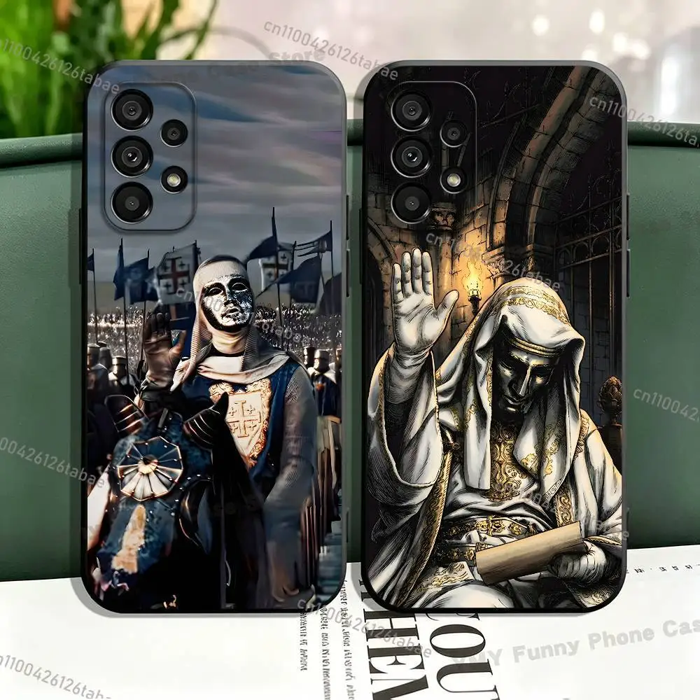 Baldwin IV of Jerusalem Cool Silicone Protect Case For Samsung A21 31 51 53 20 22 30 32 42 50 70 Cover