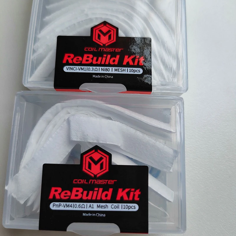 Kit Pembangunan Kembali DIY Universal untuk Kit Alat Evaporator Pengganti PNP VM1 0,3ohm Coil Caliburn G 1,2ohm