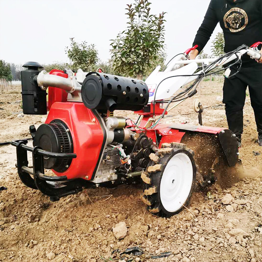 آلة إزالة الأعشاب الصغيرة آلة المزارع الصغيرة 7HP GT212 آلة حراثة الحديقة المزارع