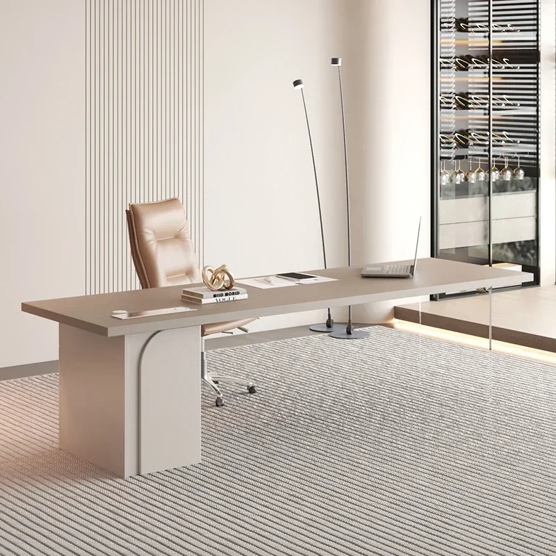 Escritorio de oficina minimalista, mesas de juegos, escritorios para conferencias, escritorio de oficina, organizador de mesa portátil, recepción, Tavolino, muebles de moda