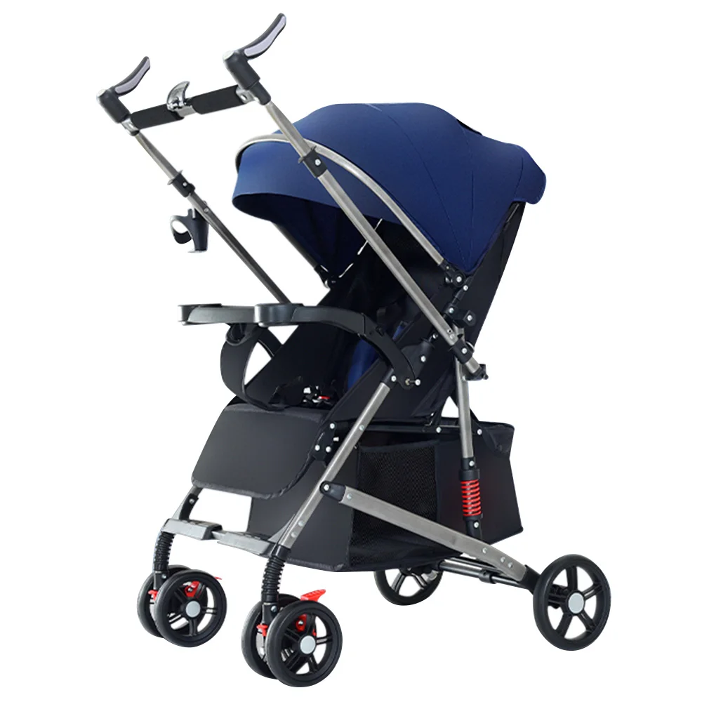 Coches Para Bebes. Foldable Stroller Baby Pushchairs Carriage Lightweight One-Hand Push Two-Way Baby Strollers Prams For Travel