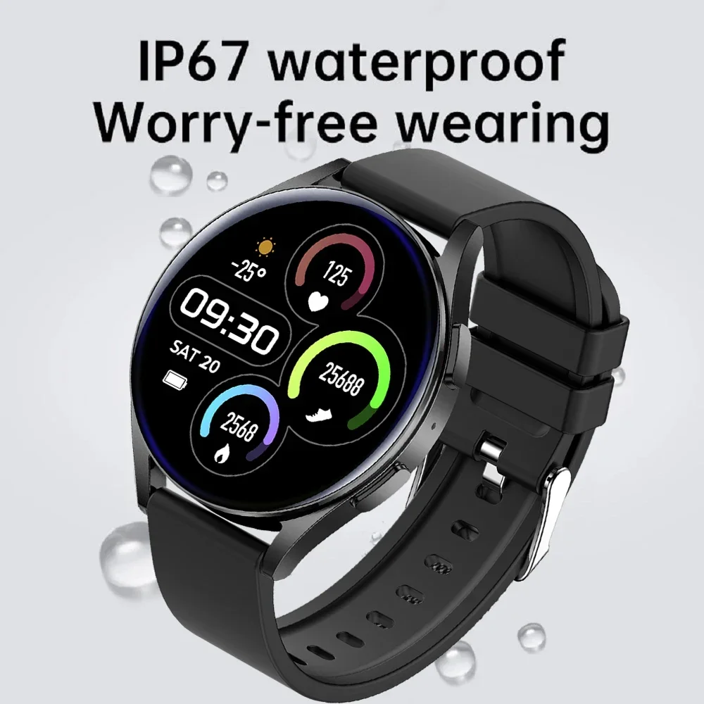 New Smartwatch for Men HD Full Touch Blood Pressure Blood Oxygen Bluetooth Call Sports Smart Watch Men Women For Android IOS 5