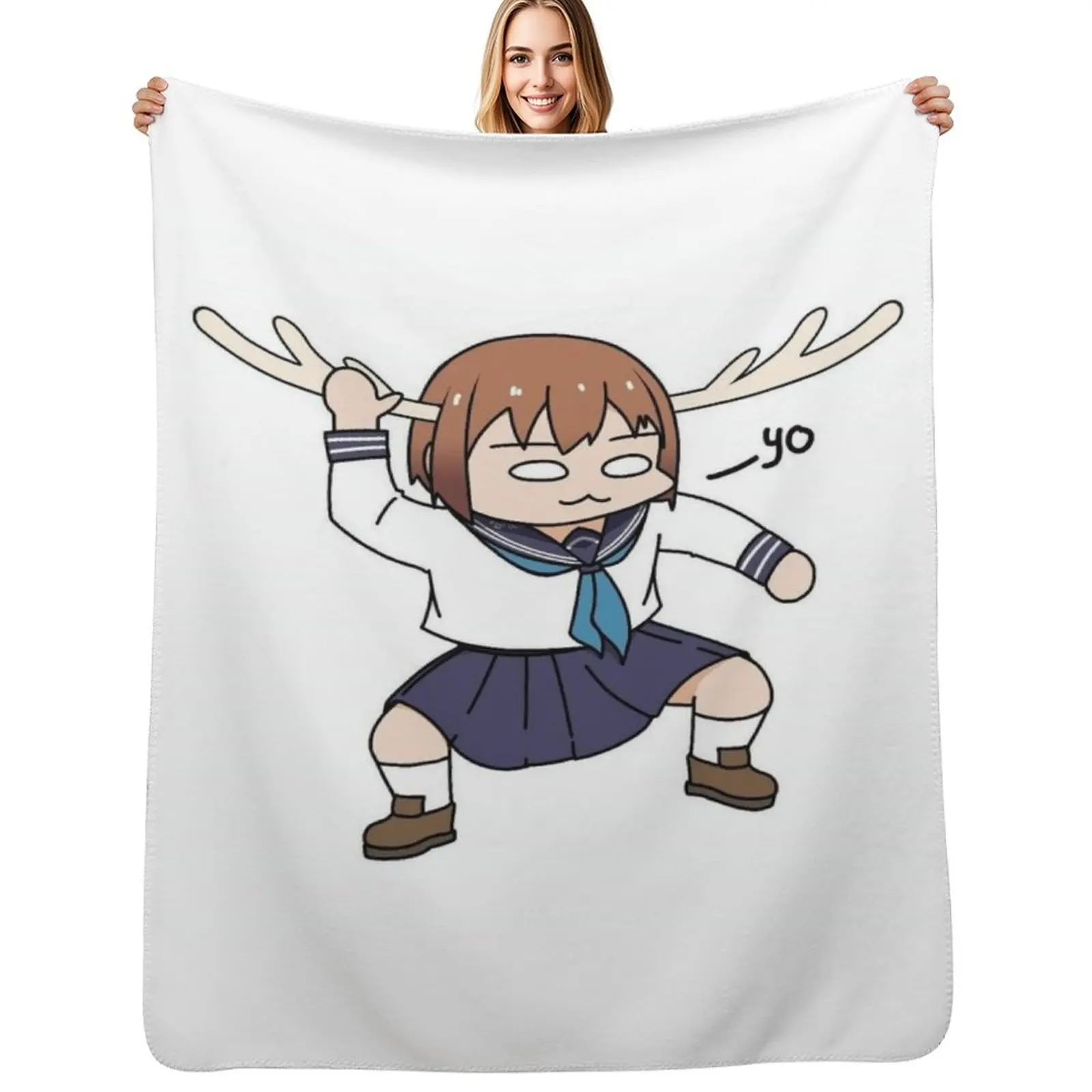 Shikanoko Noko - My Deer Friend Nokotan Throw Blanket Thins Nap Luxury Designer Blankets For Bed sofa bed Blankets