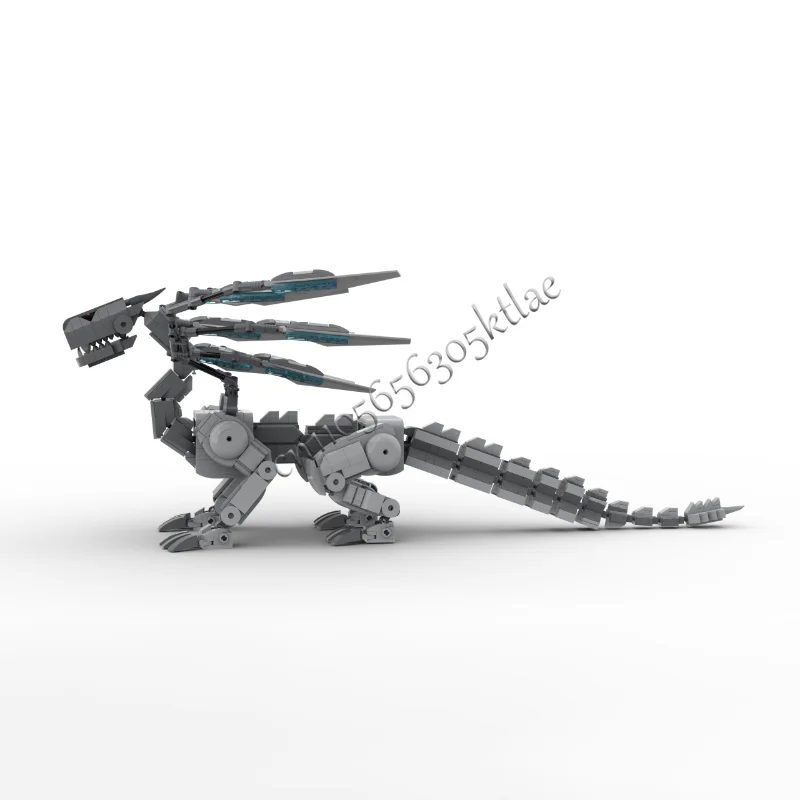 1381 Parts MOC Creative Handsome Flying Dragon Building DIY Blocks Model Assembly Toy Unforgettable Christmas gifts For Children