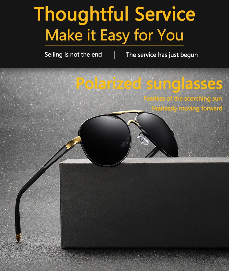 

SJ002 Polarized Sunglasses Men Metail Frame Sun Glasses Fishing Driving Goggles Reissue link Reissue link