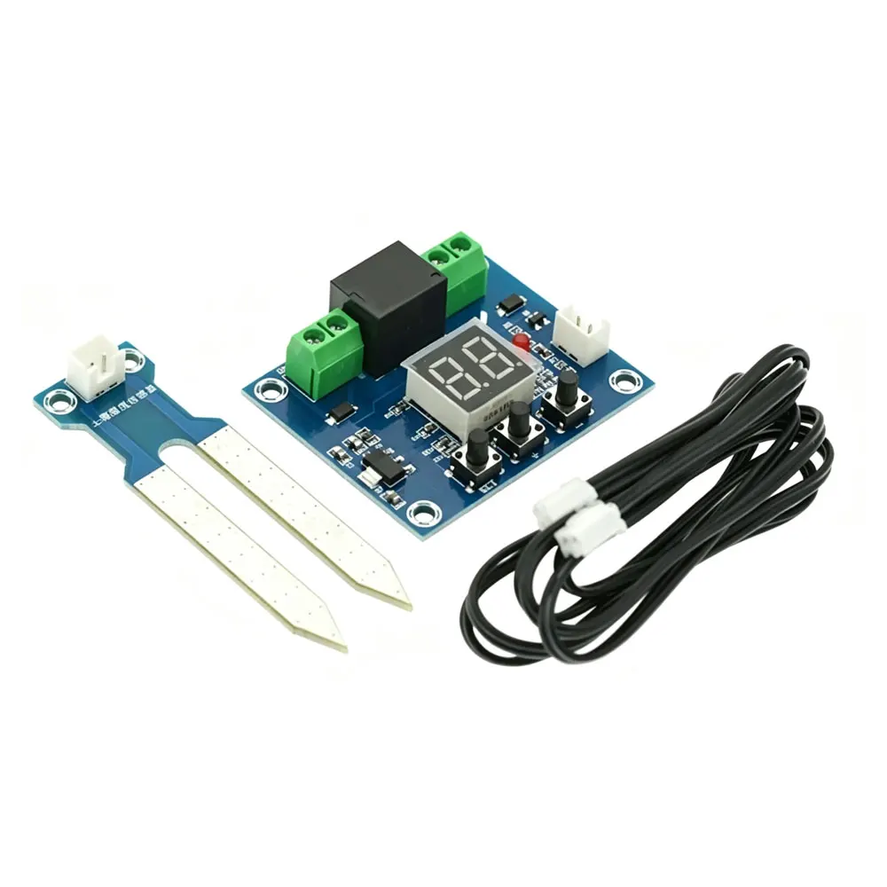 XH-M214 12V Soil Humidity Sensor Controller Irrigation System Automatic Watering Module Digital Display