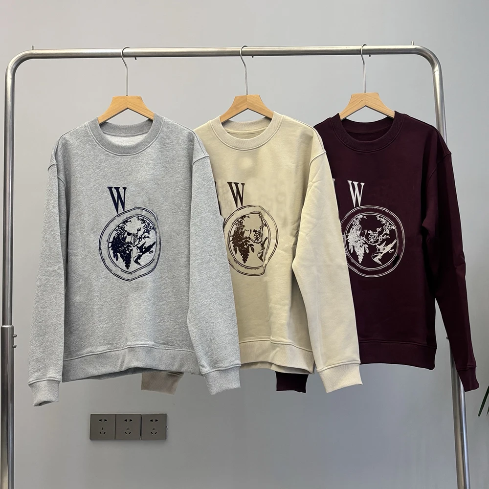 

New Year Ladies Long Sve Floing Print round Ne Sweatirt Comfortable Loose Fit Faionable Chinese Sle Women's Crew...