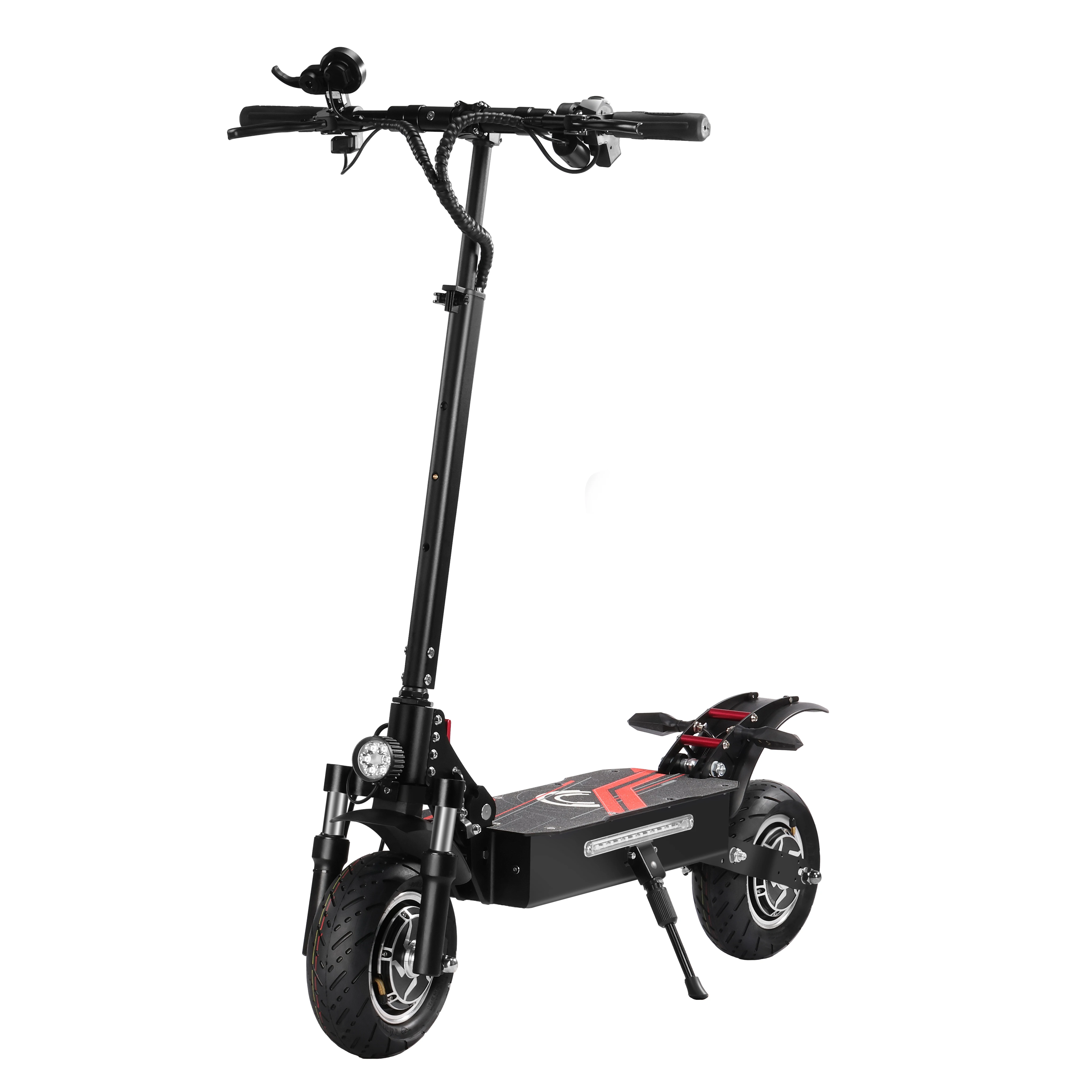 Image of Boyueda Q7 Pro Hochleistungs-Elektro-Scooter für Erwachsene, faltbar, tragbar, urbaner Scooter, Doppelbremse, Stoßdämpfung, lange Batterielaufzeit