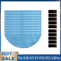 Mop Cloths magic paste for ILIFE V50 V55 V3 V5s Pro V3s V5 V5s Robot Vacuum Cleaner parts Cleaning Mop Cloth