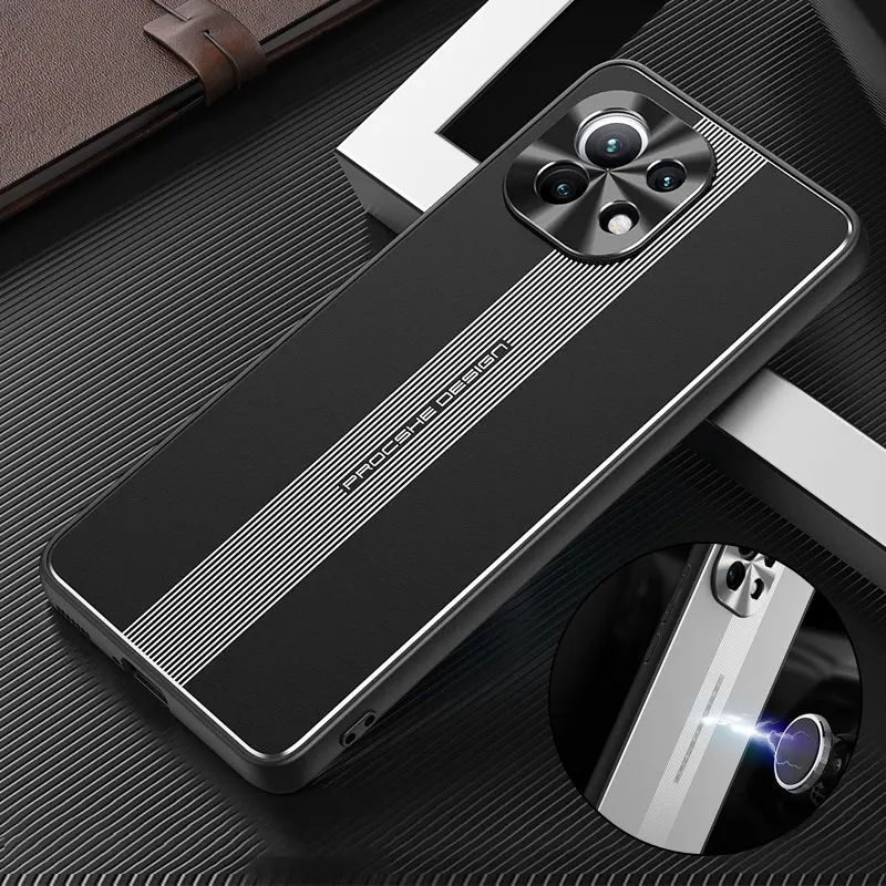 Magnetic Aluminum Alloy Case For Xiaomi11 11pro 11lite 11ultra Xiaomi12 12pro K40 K40pro Thin Metal Anti-Scratch Back Cover