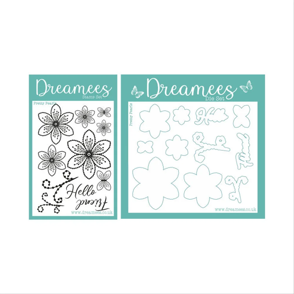 New Stitches Stamp and Die Set Nesting Arch Dotty Doodles Blossoms Metal Cutting Dies DIY Craft Template 2026 Scrapbooking Decor