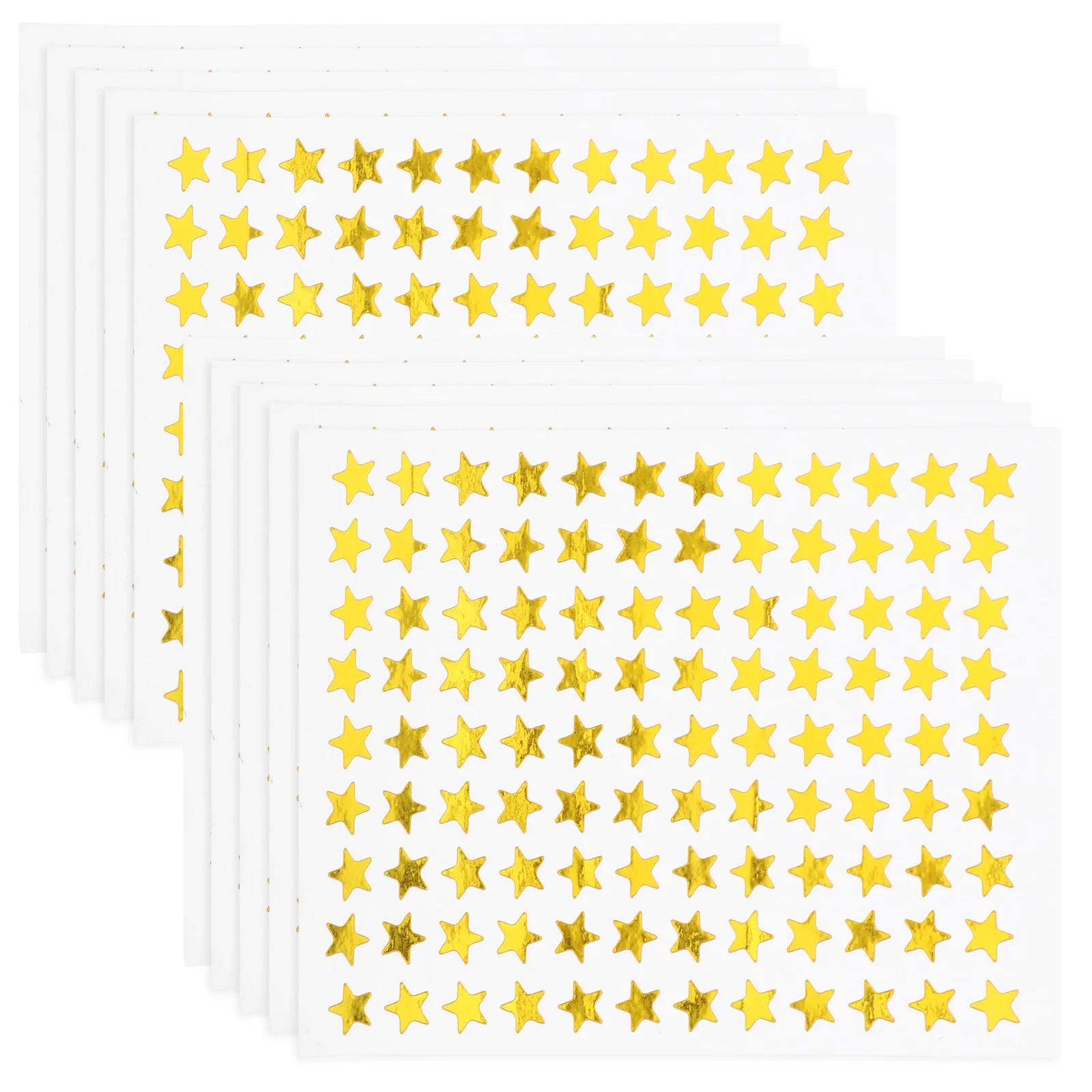 

100 Sheets Gold Star Stickers Pentagram Reward Stickers for Classroom Party Behavior Charts Removable Encouraging Decals