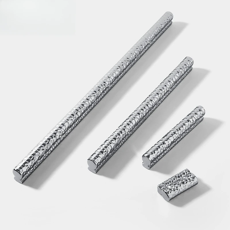Luxury Creative Cabinet Door Handle, High-End Wardrobe Cabinet Handle, Bright Silver French Style Wine Cabinet Drawer Single-Hol