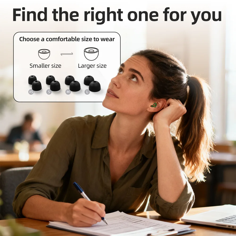 Eayburst Ultra Comfortable Sleep Ear Plugs Silent Soundproof Noise Reduction Earplugs For Concert Studying Sleeping Swimming