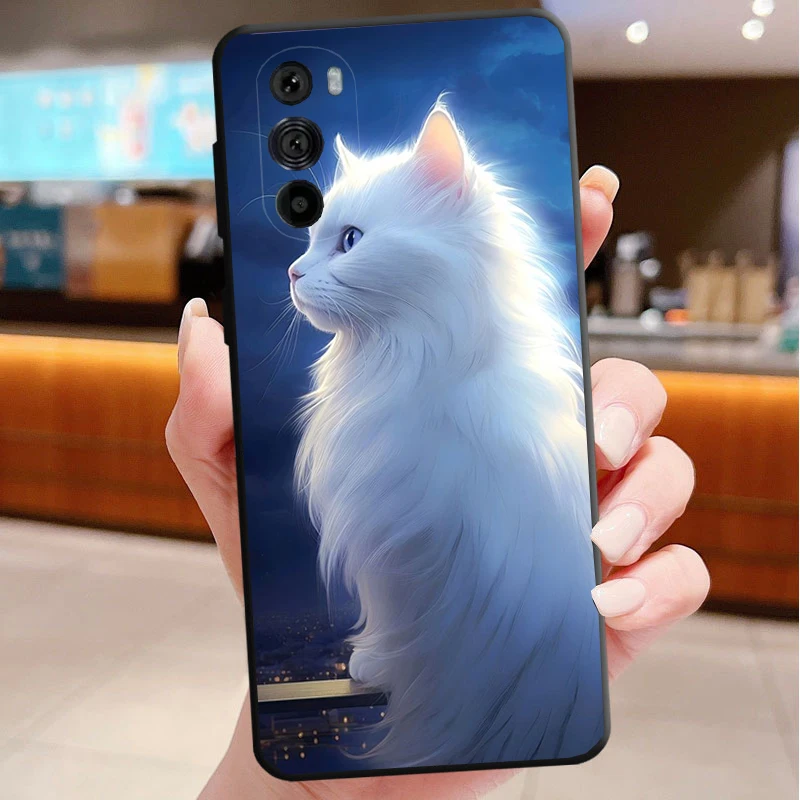 

Phone Case For Motorola Edge 50 40 Pro 60 50 40 30 Ultra Neo Fusion Moto G85 G72 G53 G54 G84 G13 G32 Cat