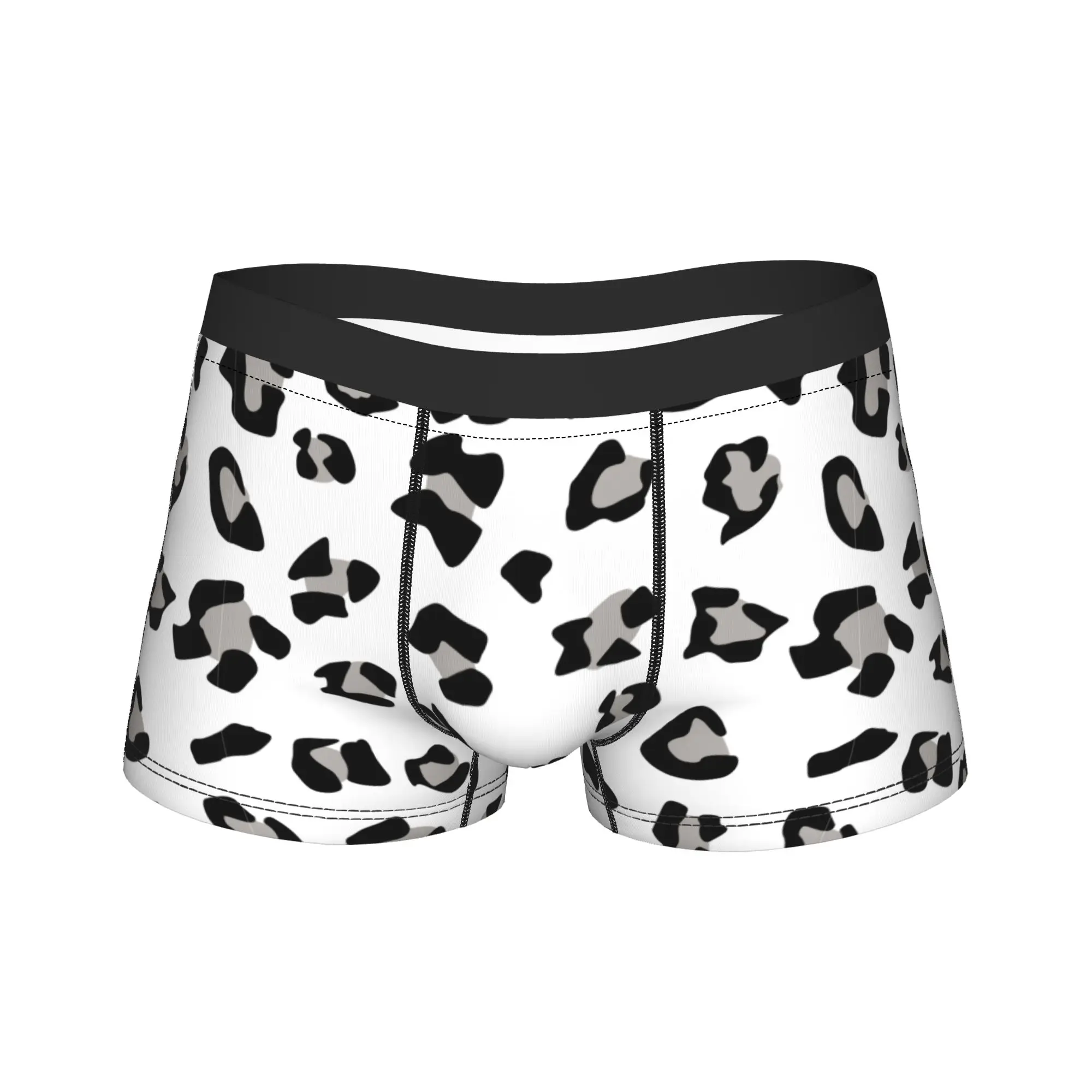 

White Leopard Cheetah Skin Accessories Boxers Briefs Humor Underwear Boxer Briefs Gag Gift For Men
