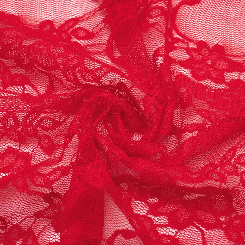 Vrouwen See Through Lace Jumpsuits Zijlint Sexy Diepe V-hals Lange Mouw Ruches Booty Lifting Night Clubwear Party Overalls