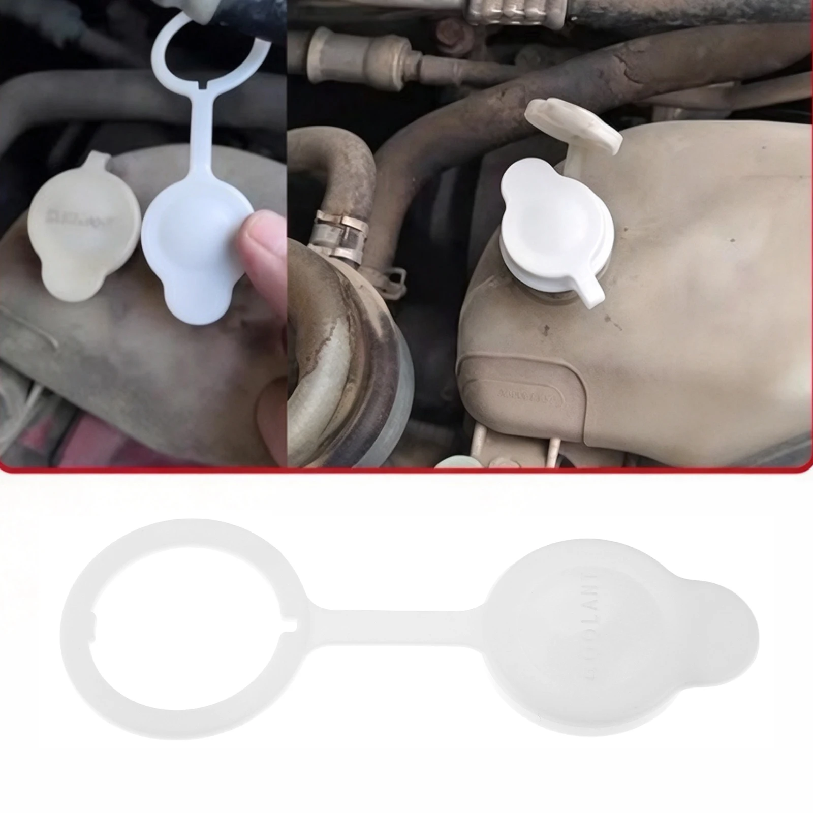 1Pc MR597536 Car Windscreen Washer Fluid Reservoir Bottle Cap Plastic for Mitsubishi Lancer Part Number 1375A339 Auto Parts