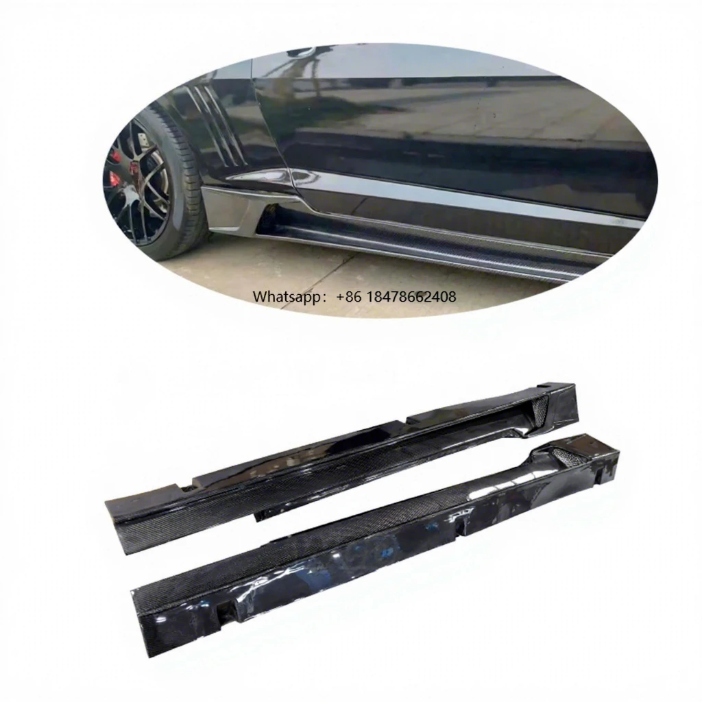 

Carbon Fiber Side Skirt for 2009-2014 Camaro V6 V8 Side Bumper Lip Spoiler Car Bodykit