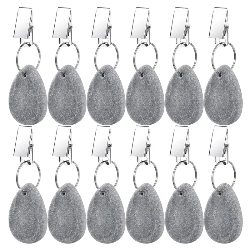 Heavy Duty Windproof Tablecloth Clips Drop Weight Clamps For Tablecloth Curtain Outdoor Patio Fixing 4pcs