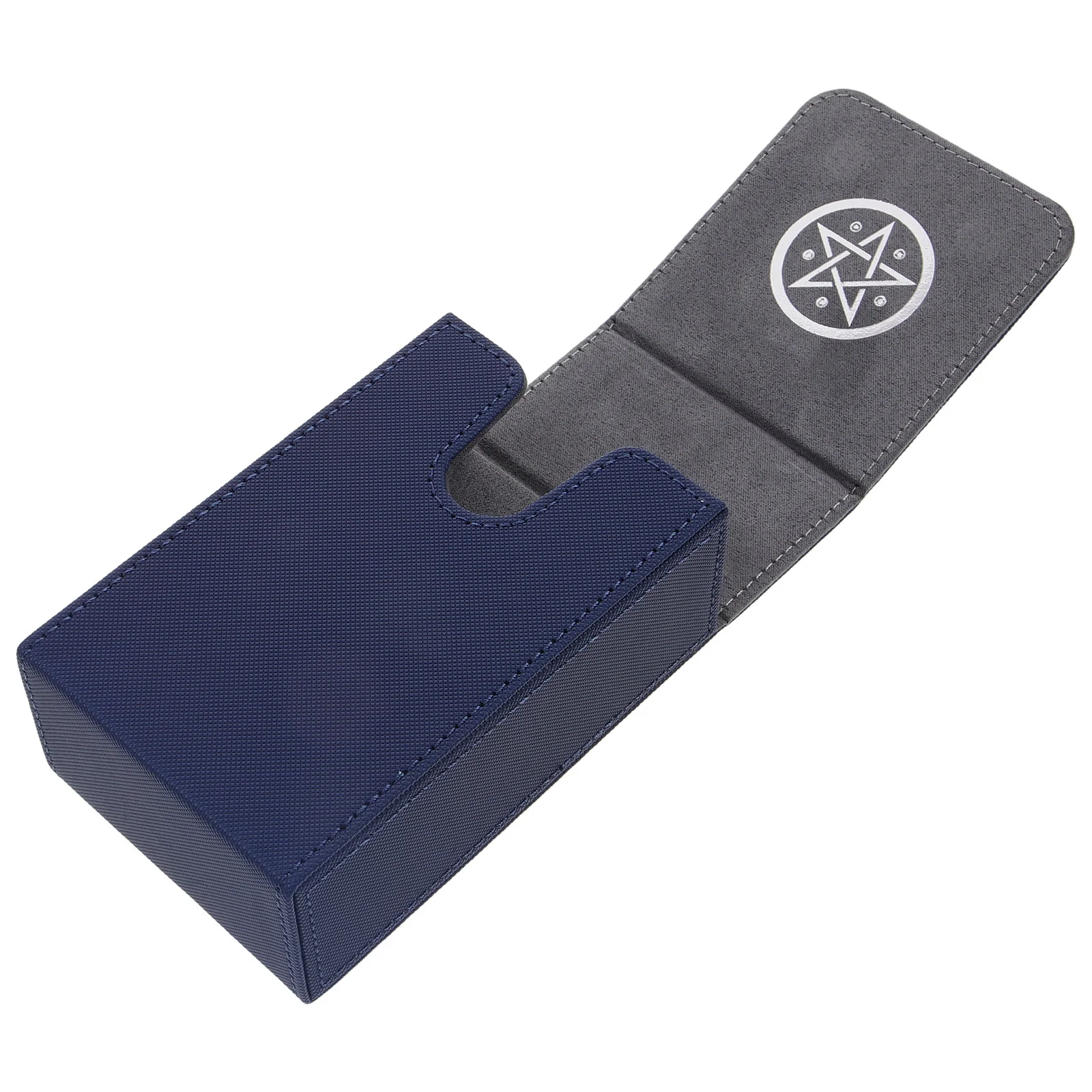 PU Tarot Card Storage Box Magnetic Lid Secure Solid Case Portable Organizer Gaming Card Holder Altar Divination Storage