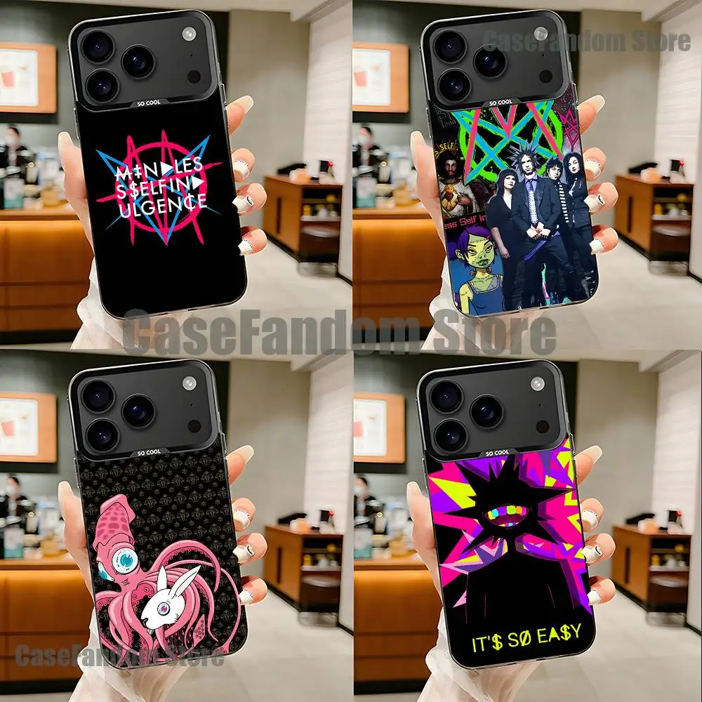 

M-Mindless Self Indulgence Jimmy Phone Case For iPhone 17,16,15,14,13,12,11,Pro,Max,Plus,Black Matte Shockproof Cover