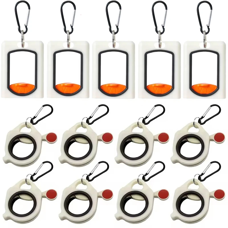 New Round Square Fluorescent Cable Tie Organizer Storage Cable Portable Cable Tie Storage Tool Electrical Wire Tie Organizer Use