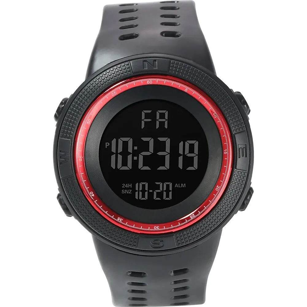 Men Women Student Electronic Watch Large Screen Sports Glow-in-the-dark Multi-functional Fashion Watch