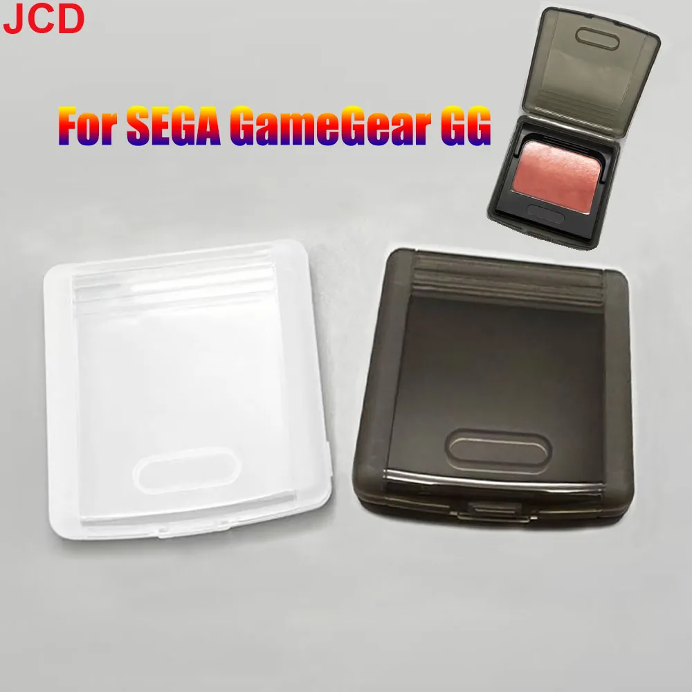 JCD 1pcs Game Protective Cover Game Cartridge Original Clear Plastic Storage Box For SEGA GameGear GG Card Storage case