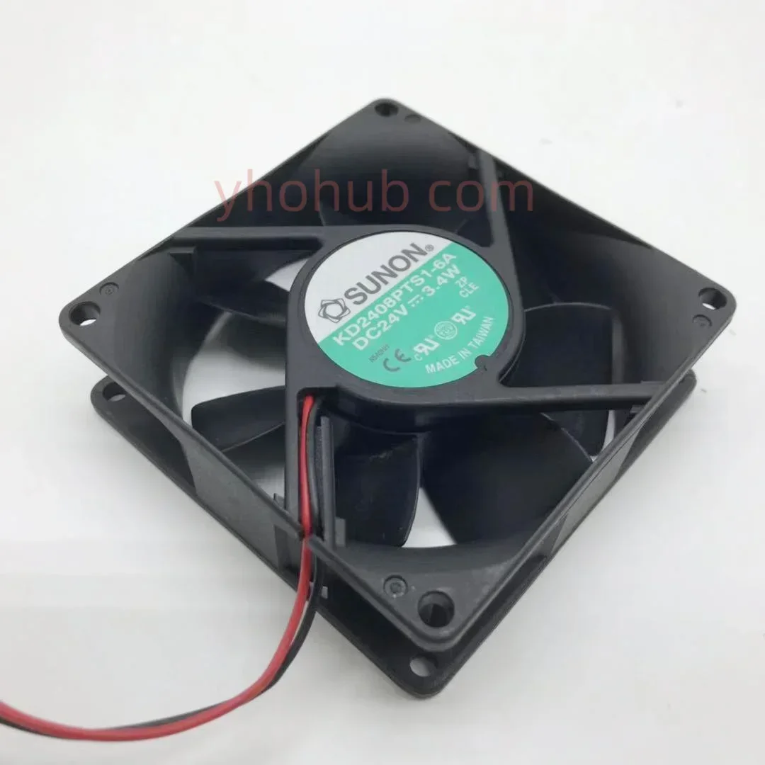 SUNON KD2408PTS1-6A DC 24V 3.4W 80x80x25mm Server Cooling Fan