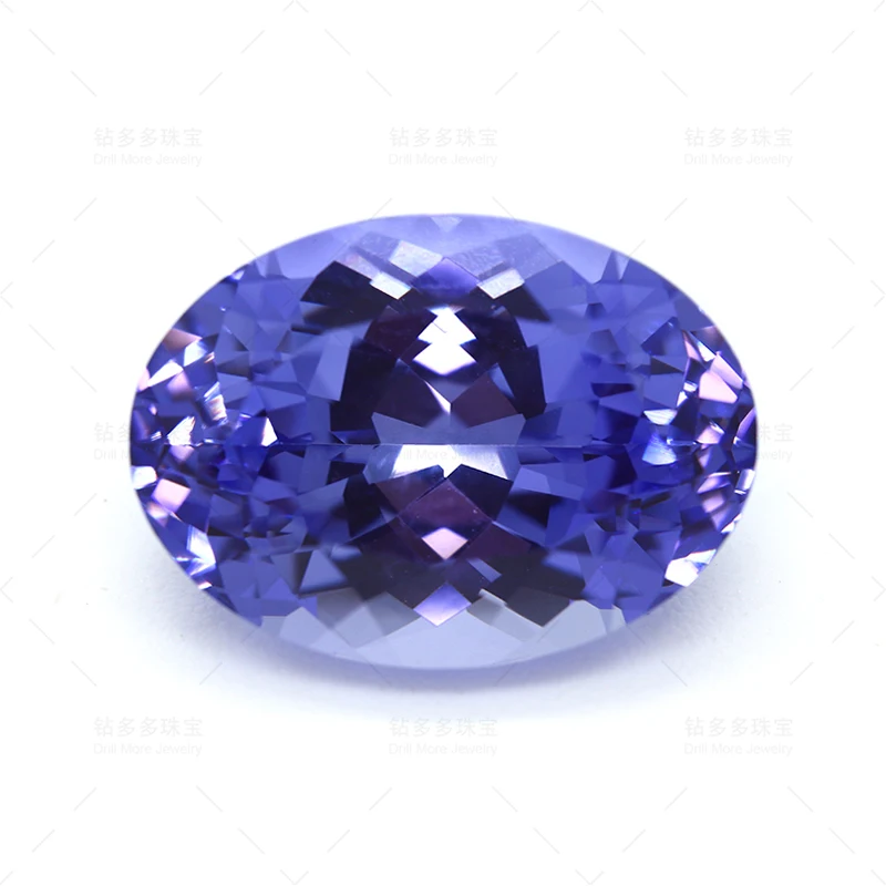 Purple Blue Oval Cut Sapphire Laboratory Nurturing Gemstones High Quality Jewelry Manufacturers Optional GAL Certificate