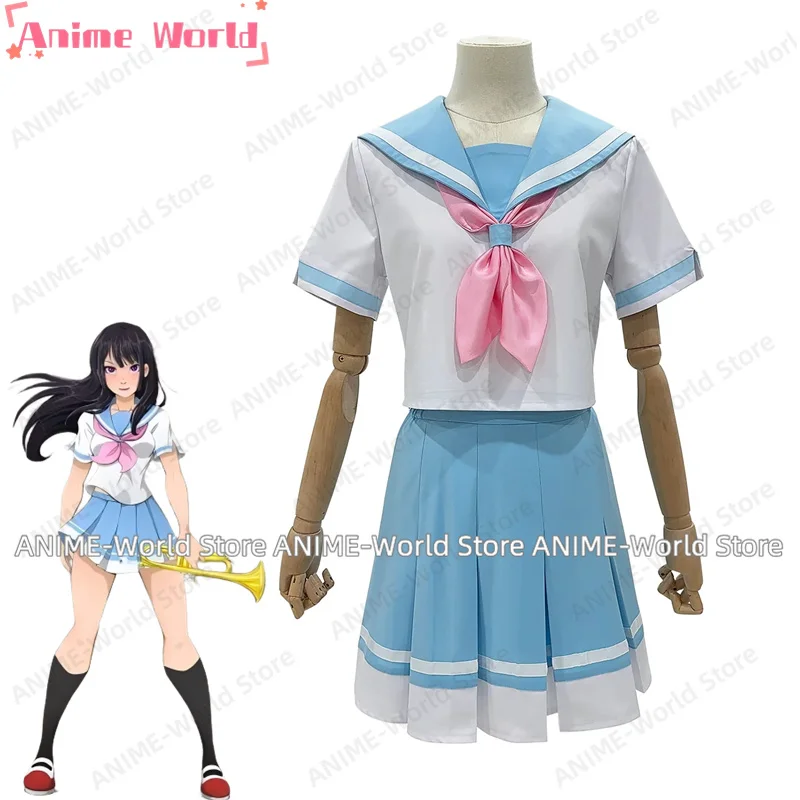 《Custom Size》Anime Sound! Euphonium Oumae Kumiko Kousaka Reina Cosplay Costume Halloween Christmas Cos