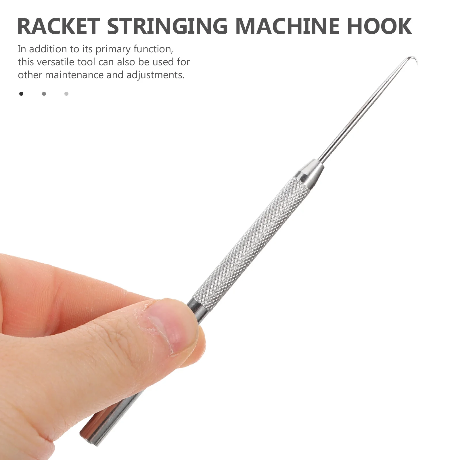 

Durable Racket Threading Tool Tennis Badminton Stringing Hook Efficient Grip Sports Equipment Tennis Racket Threading Tool
