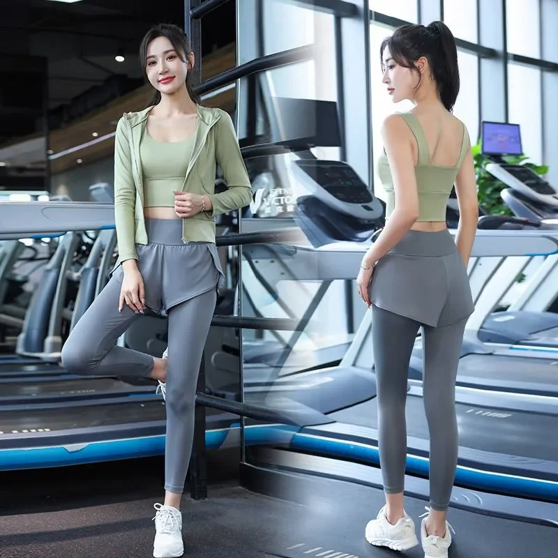 2024 New Sportswear Women's Gym Yoga Fitness Underwear Sets Quick Dry Pilates Jogging Leggings Tracksuits Sport Jumpsuit Clothes