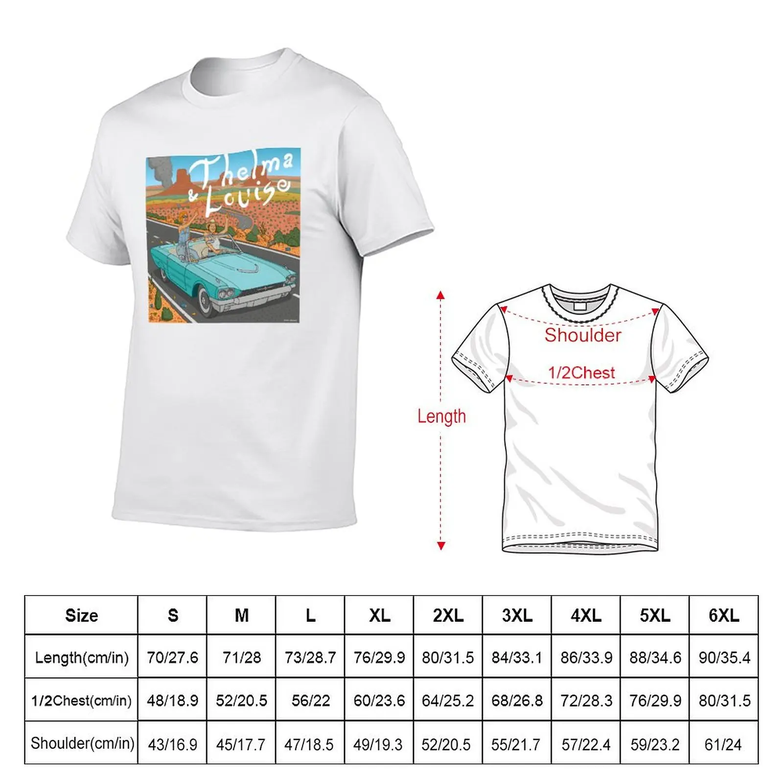 Thelma And Louise art T-Shirt Anti-Pilling Casual T-Shirt