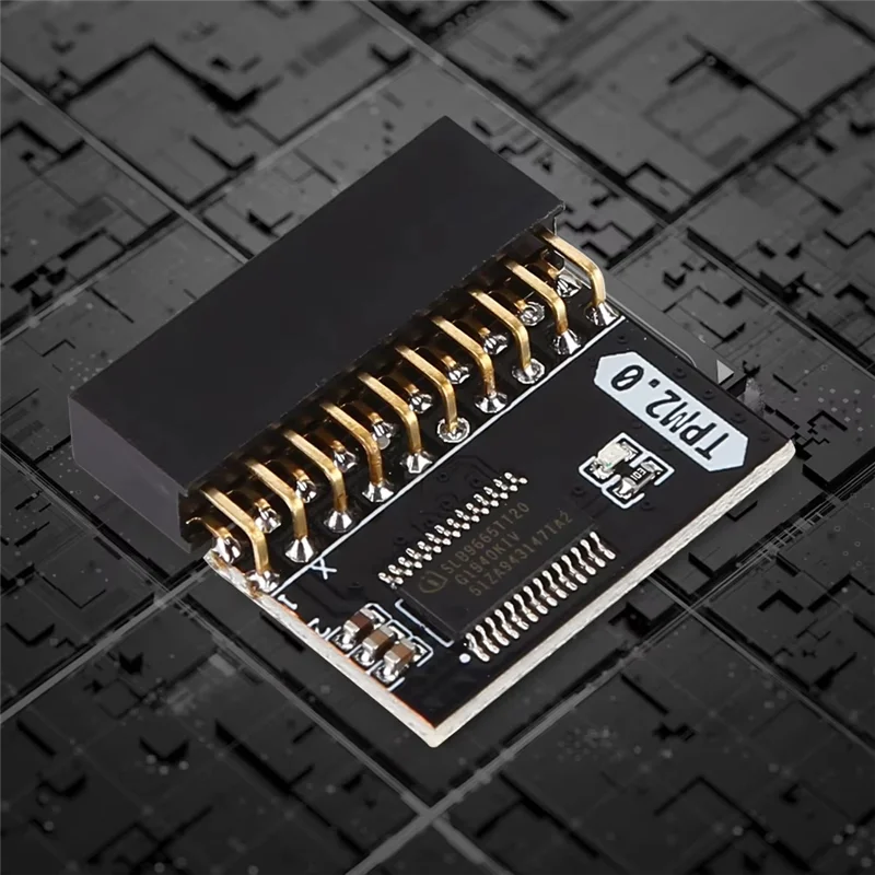 Placa de módulo de segurança criptografada Classy-TPM 2.0 Módulo de segurança de criptografia de 20 pinos para placa-mãe ASUS Gigabyte
