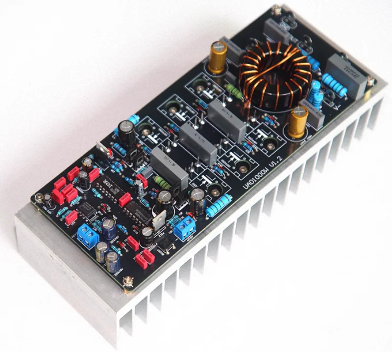 Dual DC40-90V 1000W 8R MOS IRF250 FET Field Effect Tube Mono HiFi IR2110 Digital Audio Amplifier Board