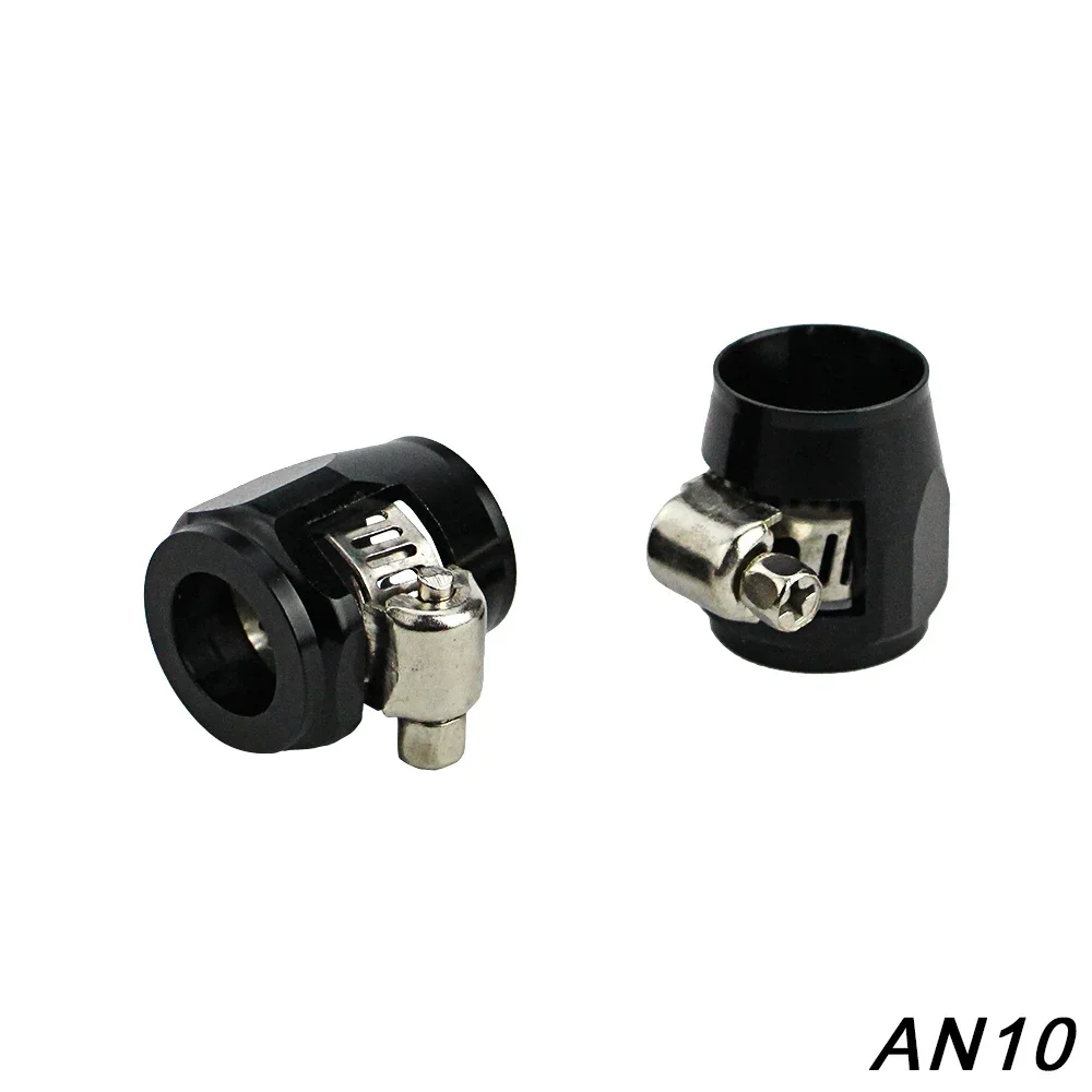 1lot=2pcs Hose Clamp AN4 Fuel Oil Water Tube Hose Fittings Finisher Clamps Hex Finishers ID:13mm
