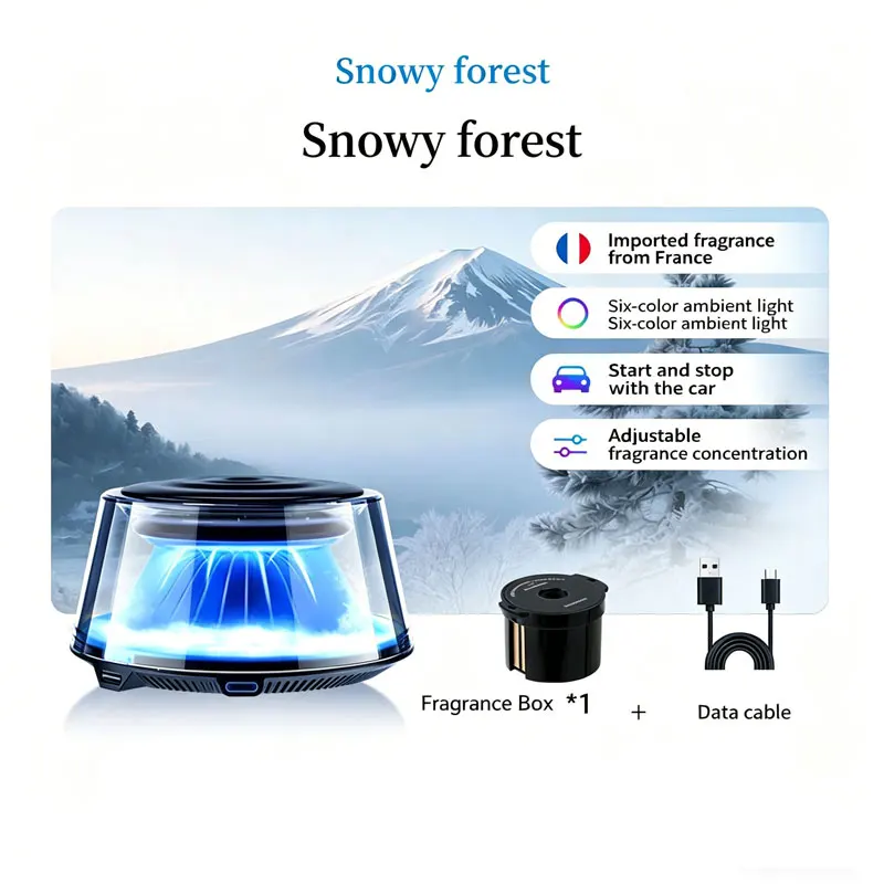 Premium Smart Auto Diffuser Cloud Mist Auto Spray Autoluchtverfrisser Autoaccessoires Decoratief Vervangbare Navulcartridge