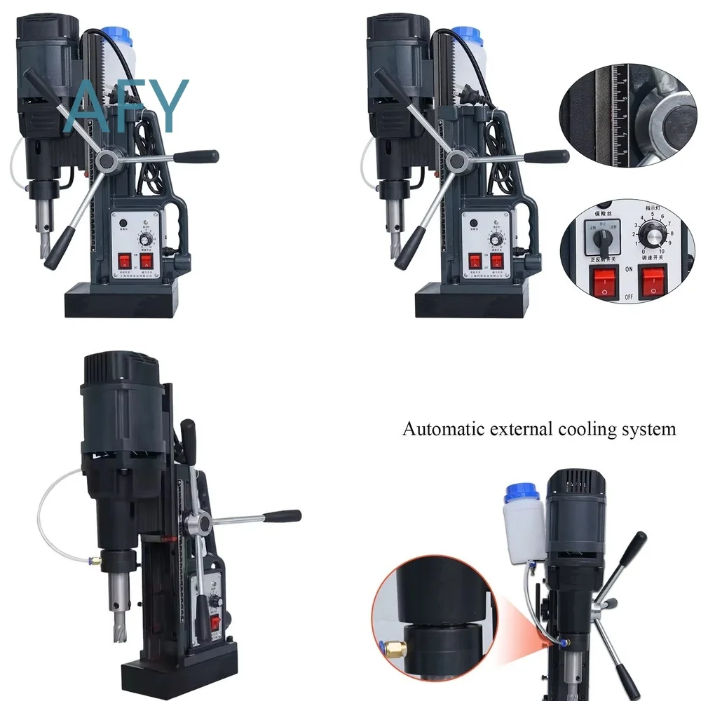 Portable Electric Magnetic Drill for DIY and Industrial Use Brushless Motor 1000W Variable Speed Bench Drill for Metal
