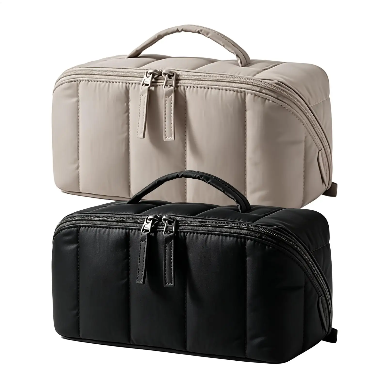 Makeup Organizer Toiletry Bag Make Up Case Storage Pouch Luxury Lady Box Cosmetic Bag With Zipper For Travel Hotel Camping