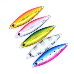 CASTFUN Slow Blatt S 150g 180g Artificial Bait Lure Fishing Lures Saltwater Slow jig Metal jigs Glow Jigging Lure