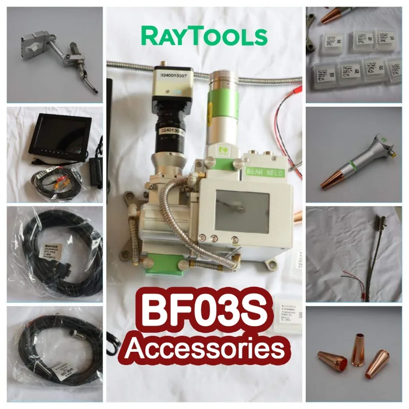 Raytools BF03S Laser Welding Head 20*3 26*3 Protective Windows D30F100/F200/F250/300 Focusing Lens Wire Feed Nozzle Sealing Ring
