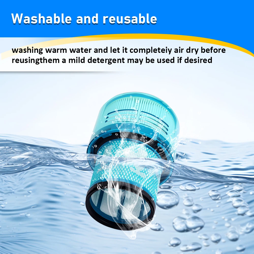 Filter Replacement Part For Dyson V15 V11 SV14 Washable Filter Hepa Cordless Stick Vacuum Cleaner Hepa Post Filter Parts image 4