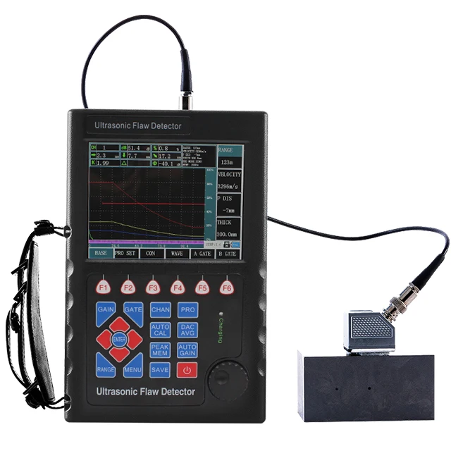 Digital Ultrasonic Flaw Detector NDT flaw Detection Equipment With Probe For Nde Inspection JUT 800