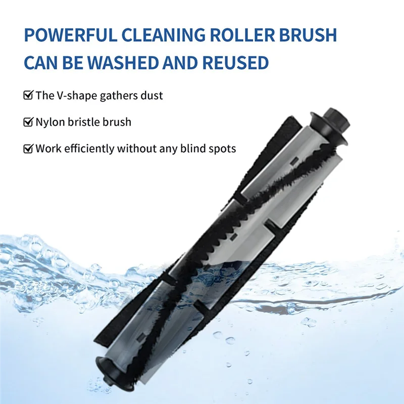 A17F-2 Pcs Roller Brush For Tama H14/Innos Innos R7/Lihas Lhhas Lh90 Sweeping Machine Accessories Sweeping Machine Accessories