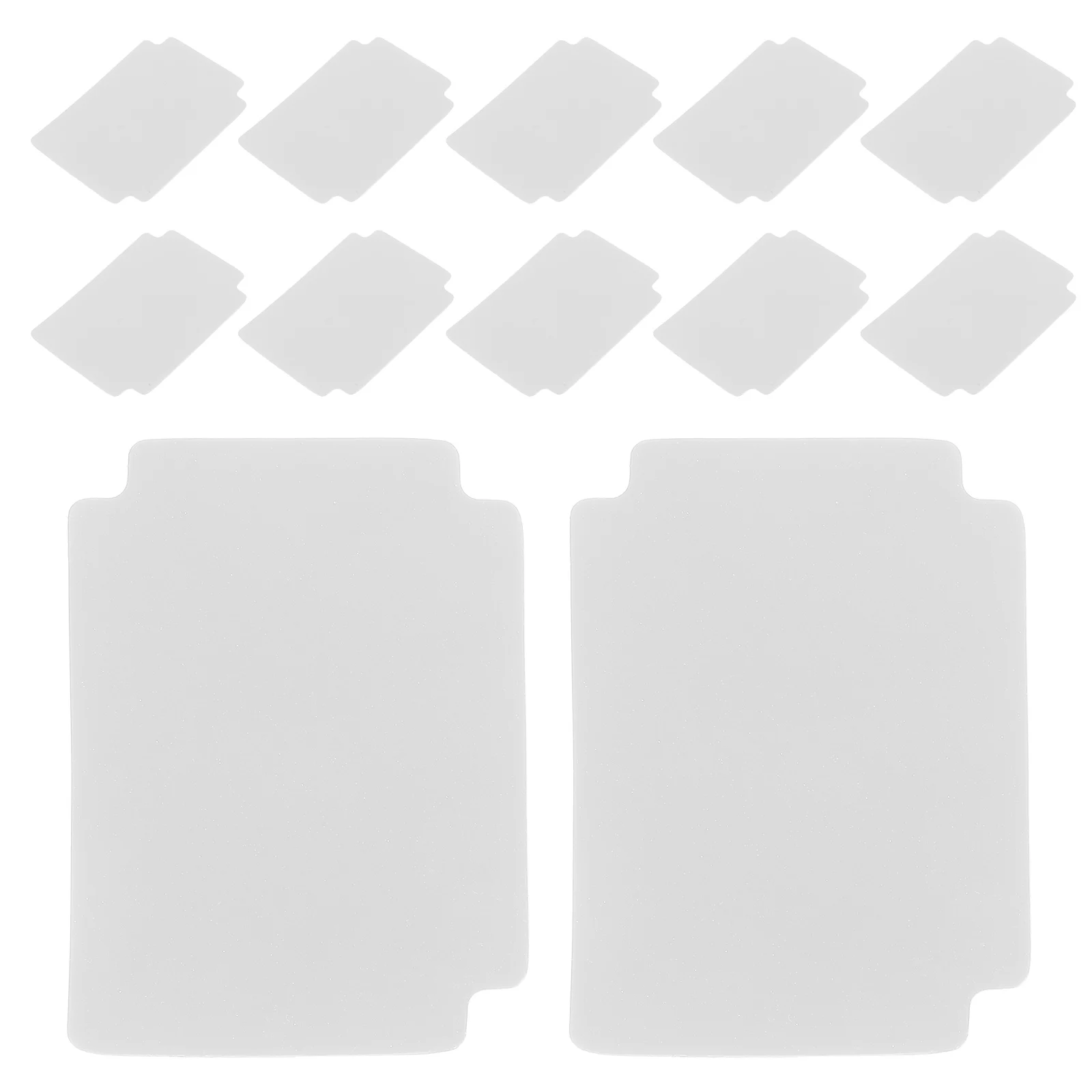 

50pcs Dividers For Storage: Blank Plastic Divider Cards Portable Trading Organizer Pages Sports Sorting Tray, Protector,